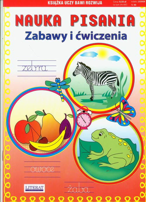 Image of Nauka pisania Zabawy i ćwiczenia Zebra