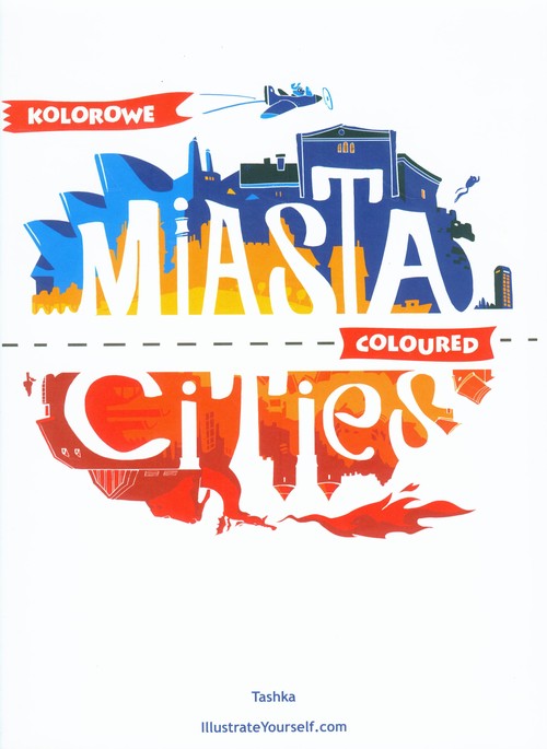 Image of Kolorowe Miasta Coloured Cities wydanie polsko - angielskie