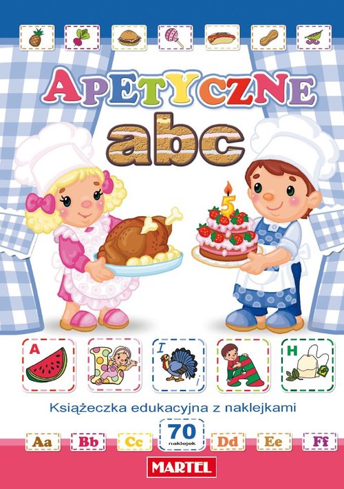 Image of Apetyczne abc Książeczka edukacyjna z naklejkami