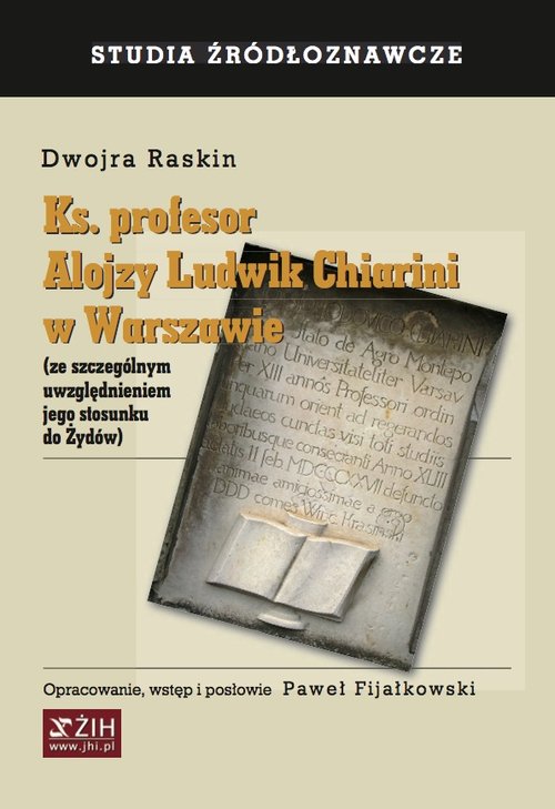 Image of Ks. profesor Alojzy Ludwik Chiarini w Warszawie (ze szczególnym uwzględnieniem jego stosunku do Żydów)
