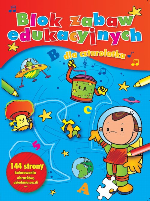 Image of Blok Zabaw edukacyjnych dla czterolatka
