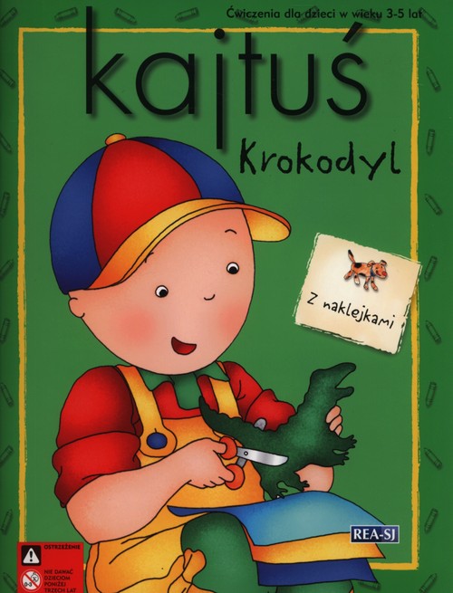 Image of Kajtuś Krokodyl z naklejkami