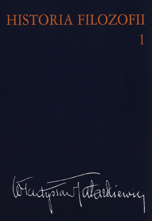 Image of Historia filozofii Tom 1 Filozofia starożytna i średniowieczna
