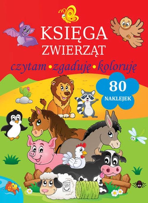 Image of Księga zwierząt Czytam, zgaduję, koloruję