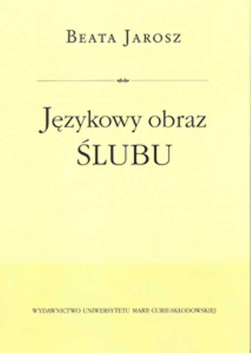 Image of Językowy obraz ślubu