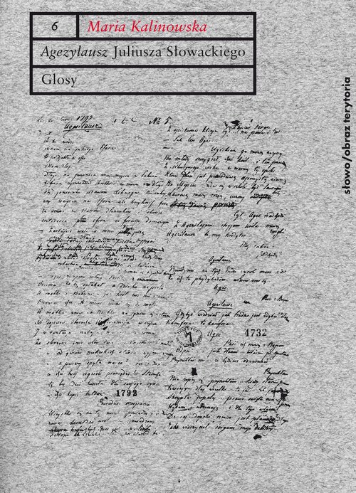 Image of Agezylausz Juliusza Słowackiego Glosy