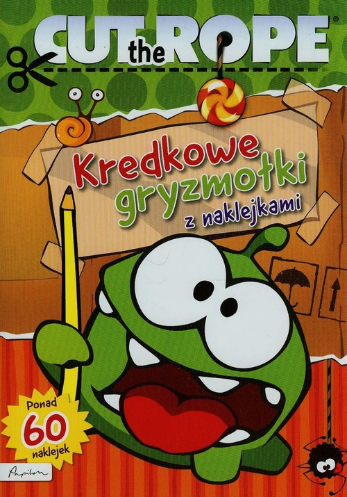 Image of Cut The Rope Kredkowe gryzmołki z naklejkami
