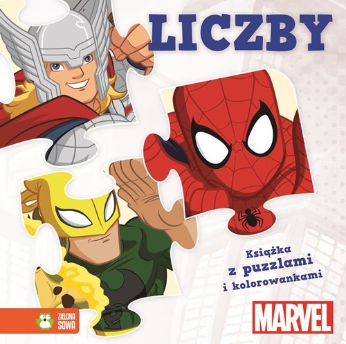 Image of Avengers z puzzlami Liczby