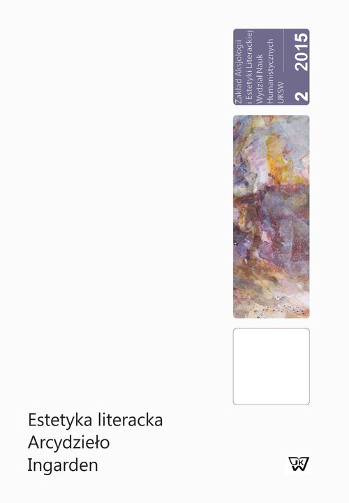 Image of Estetyka literacka Arcydzieło Ingarden