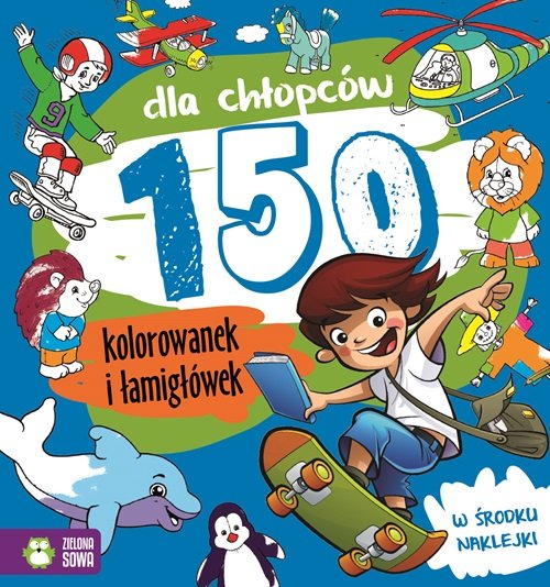 Image of 150 kolorowanek dla chłopców
