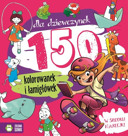 Image of 150 kolorowanek dla dziewczynek