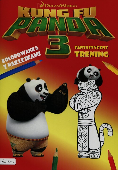 Image of Dream works Kung Fu Panda 3 Fantastyczny trening Kolorowanka z naklejkami