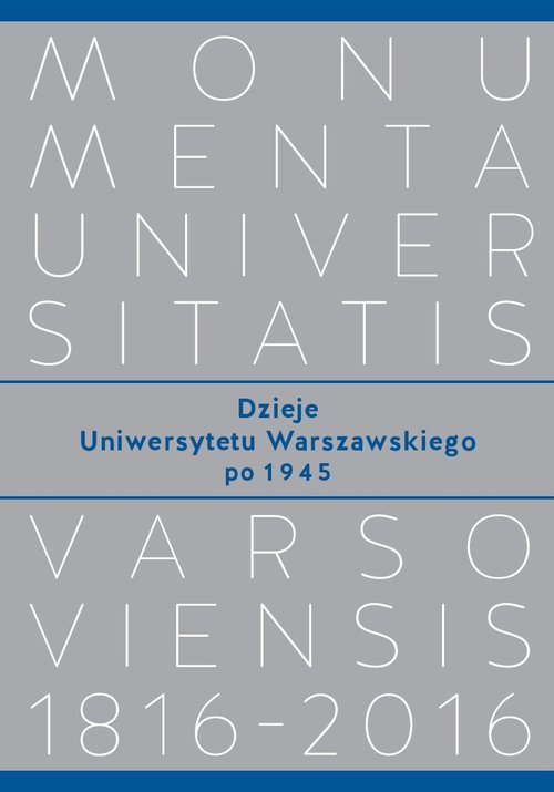 Image of Dzieje Uniwersytetu Warszawskiego po 1945