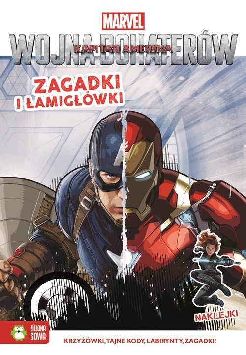 Image of Wojna bohaterów Kapitan Ameryka Zagadki i łamigłówki