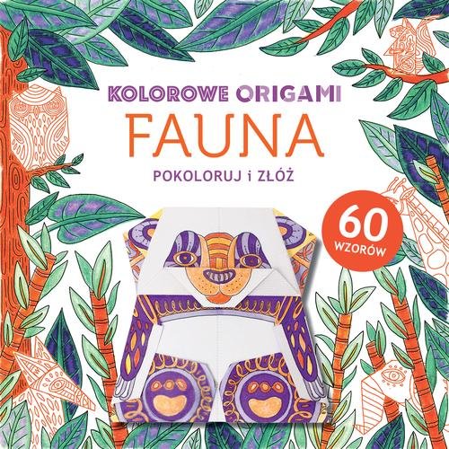 Image of Kolorowe origami Fauna Pokoloruj i złóż