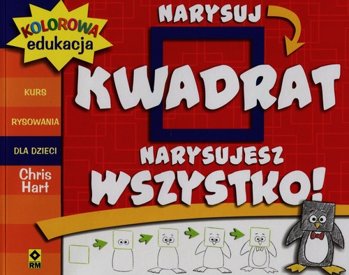 Image of Kolorowa edukacja Narysuj kwadrat Narysujesz wszystko