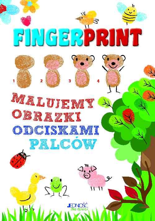 Image of Fingerprint. Malujemy obrazki odciskami palców. Zestaw do malowania