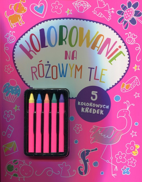 Image of Kolorowanie na różowym tle