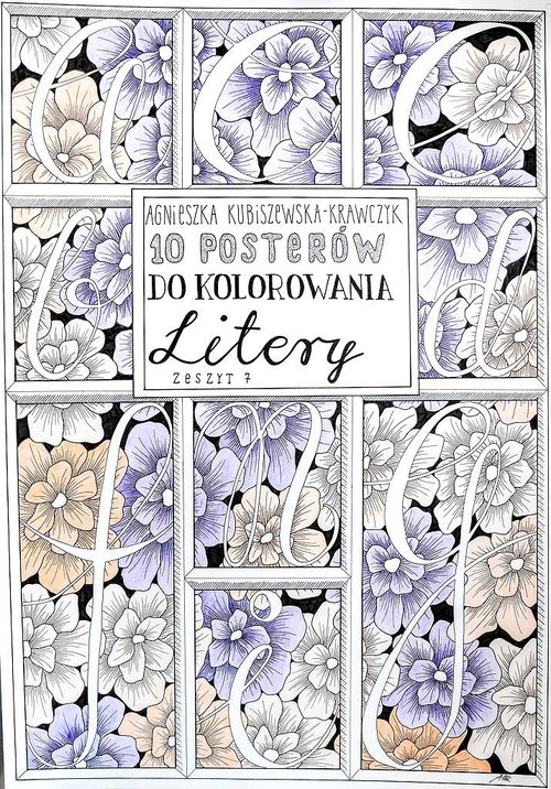 Image of 10 posterów do kolorowania. Litery zeszyt 7