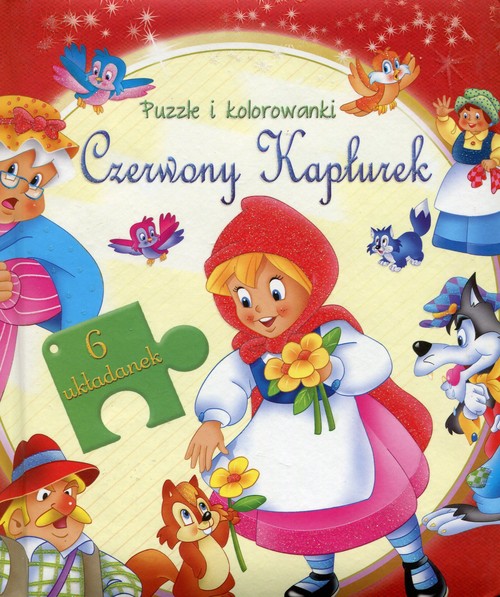 Image of Czerwony Kapturek Puzzle i kolorowanki