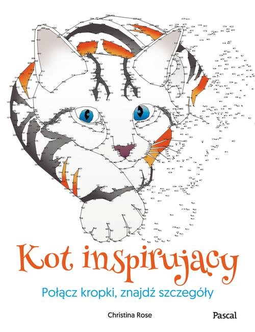 Image of Kot inspirujący Połącz kropki, znajdź szczegóły