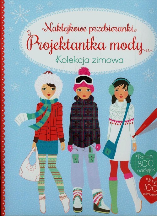 Image of Naklejkowe przebieranki Projektantka mody Kolekcja zimowa