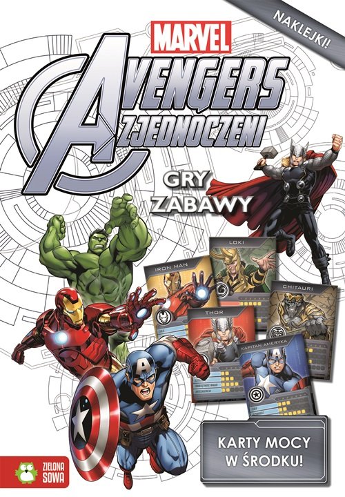 Image of Avengers gry i zabawy + karty do zabawy do wypchnięcia