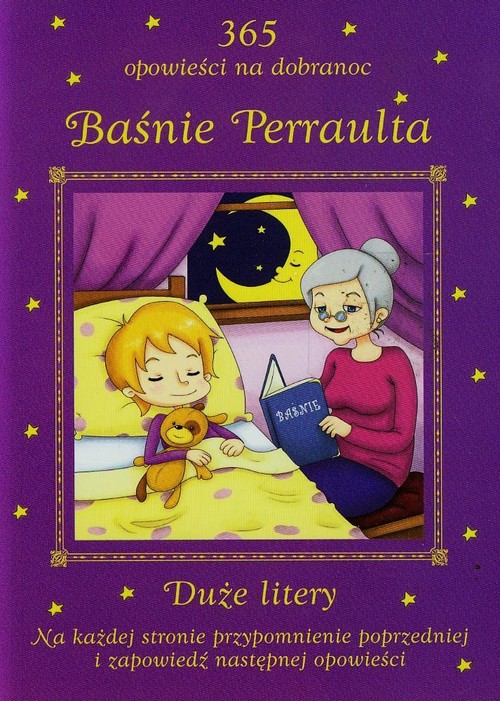 Image of Baśnie Perraulta 365 opowieści na dobranoc Duże litery