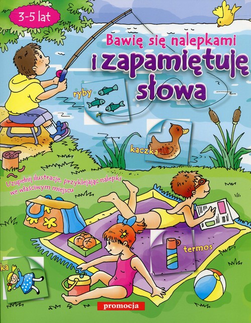 Image of Bawię się nalepkami i zapamiętuję słowa 3-5 lat