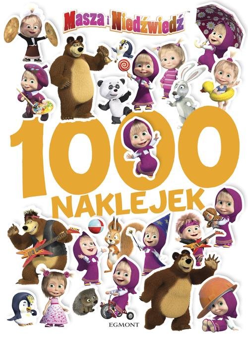 Image of Masza i Niedźwiedź 1000 naklejek