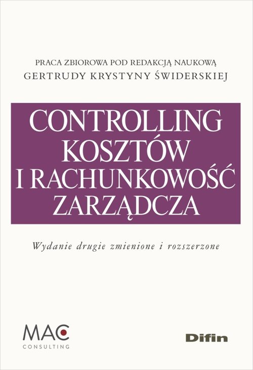 Image of Controlling kosztów i rachunkowość zarządcza