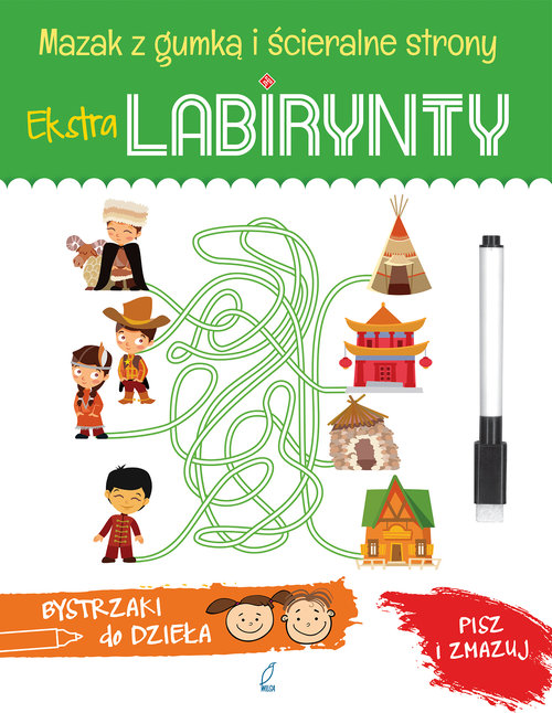 Image of Ekstra labirynty Książka z mazakiem