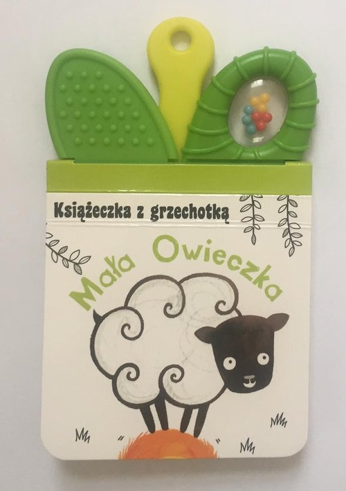Image of Mała Owieczka Książeczka z grzechotką i gryzaczkiem