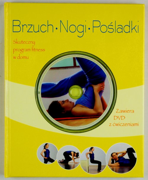 Image of Brzuch nogi pośladki Książka fitness + DVD