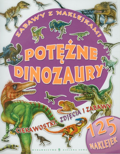 Image of Potężne dinozaury Zabawy z naklejkami
