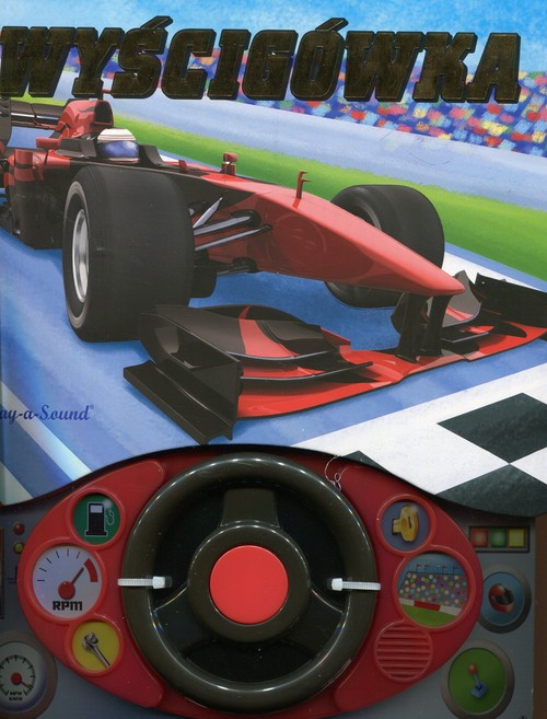 Image of Wyścigówka + kierownica książeczka dźwiękowa