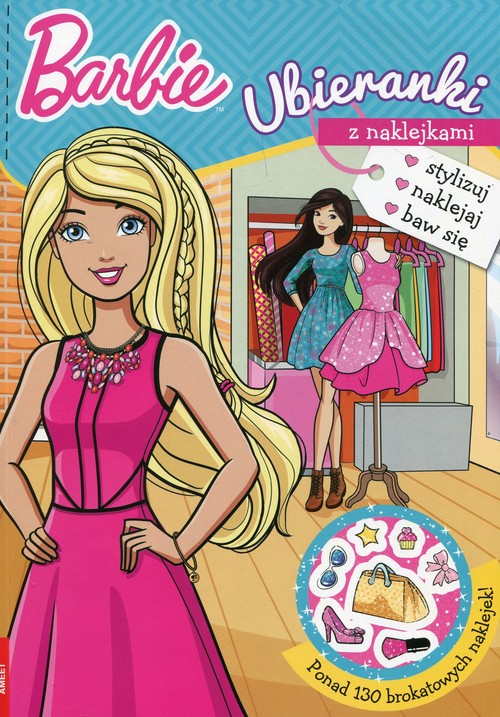 Image of Barbie Ubieranki z naklejkami stylizuj, naklejaj, baw się