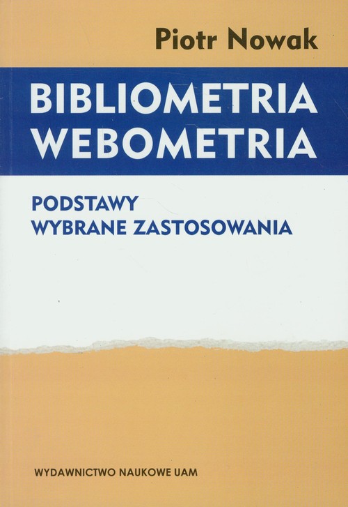 Image of Bibliometria Webometria Podstawy Wybrane zastosowania