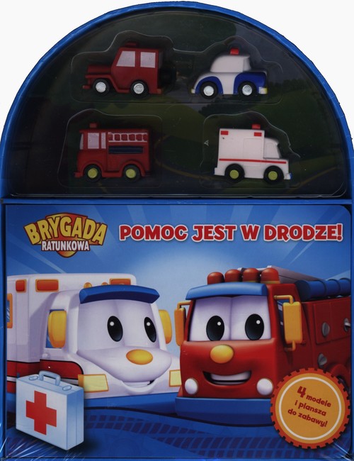 Image of Pomoc jest w drodze 4 modele i plansza do zabawy