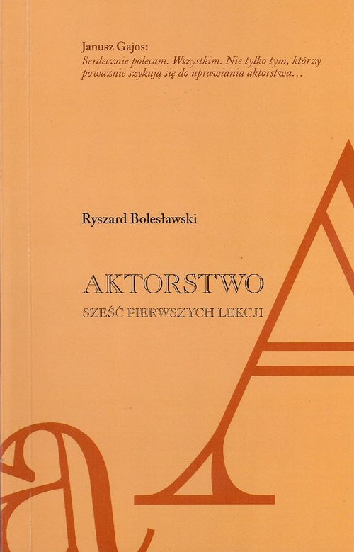 Image of Aktorstwo Sześć pierwszych lekcji