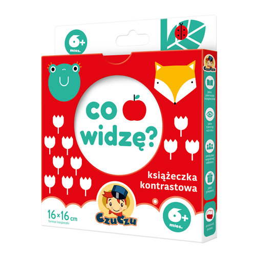 Image of Co widzę Książeczka kontrastowa 6 mies+