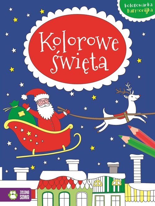 Image of Kolorowe święta Kolorowanka harmonijka.