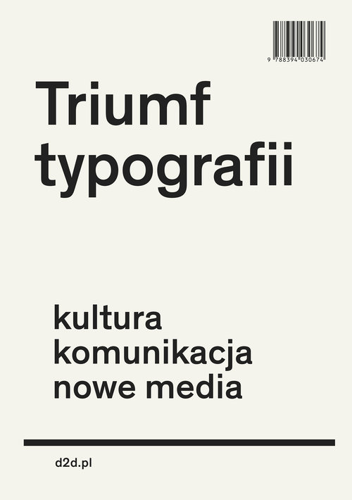 Image of Triumf typografii Kultura, komunikacja, nowe media