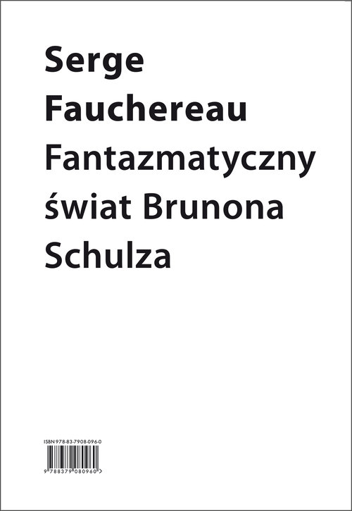 Image of Fantazmatyczny świat Brunona Schulza