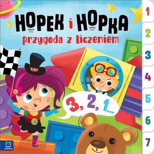 Image of Hopek i Hopka przygoda z liczeniem. Interaktywna książeczka dla dzieci