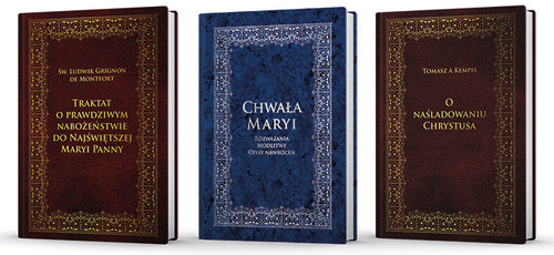 Image of Bestsellery klasyki duchowości Traktat o NMP / O naśladowaniu Chrystusa / Chwała Maryi Pakiet