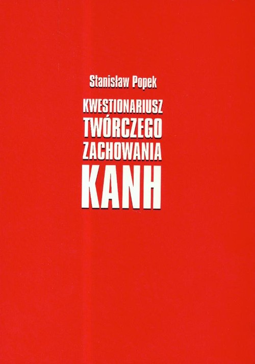Image of Kwestionariusz twórczego zachowania KANH