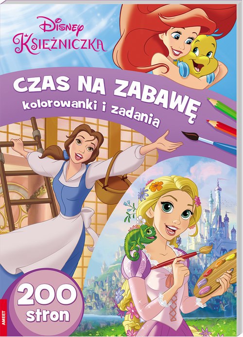 Image of Disney Księżniczka Czas na zabawę Kolorowanki i zadania