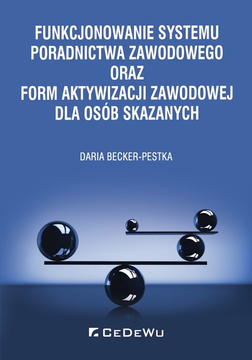 Image of Funkcjonowanie systemu poradnictwa zawodowego oraz form aktywizacji zawodowej dla osób skazanych