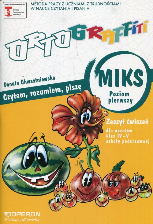 Image of Ortograffiti MIKS Poziom pierwszy Zeszyt ćwiczeń